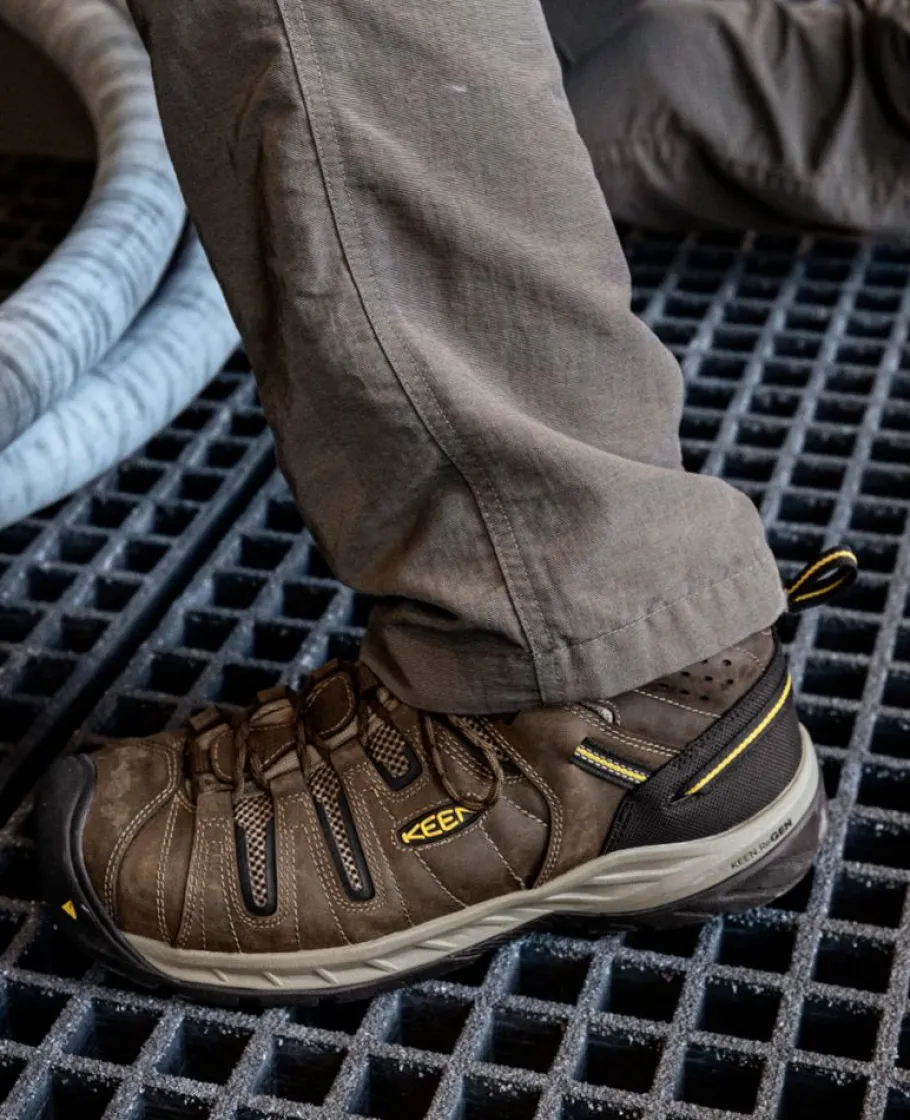 Men KEEN Work Boots & Shoes<Men'S Flint Ii Boot (Steel Toe) | Cascade Brown/Golden Rod