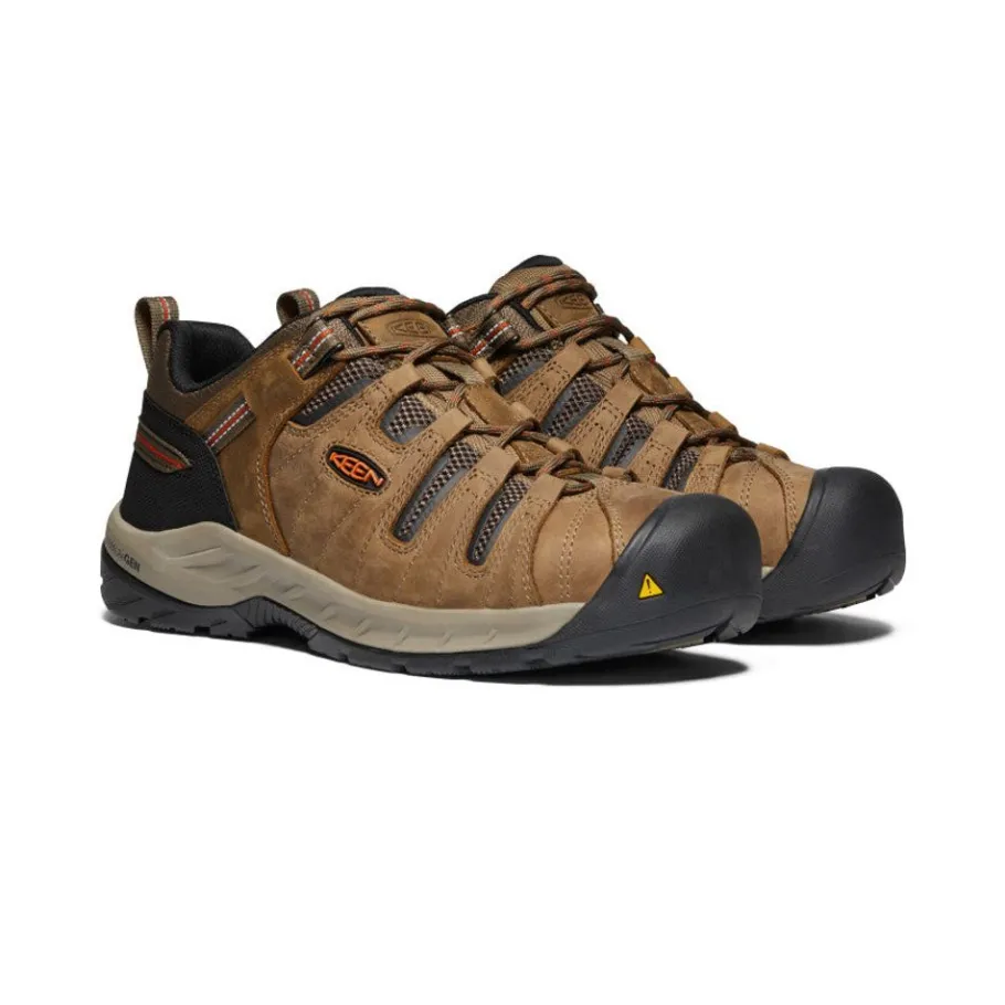 Men KEEN Work Boots & Shoes<Men'S Flint Ii (Steel Toe) | Shitake/Rust