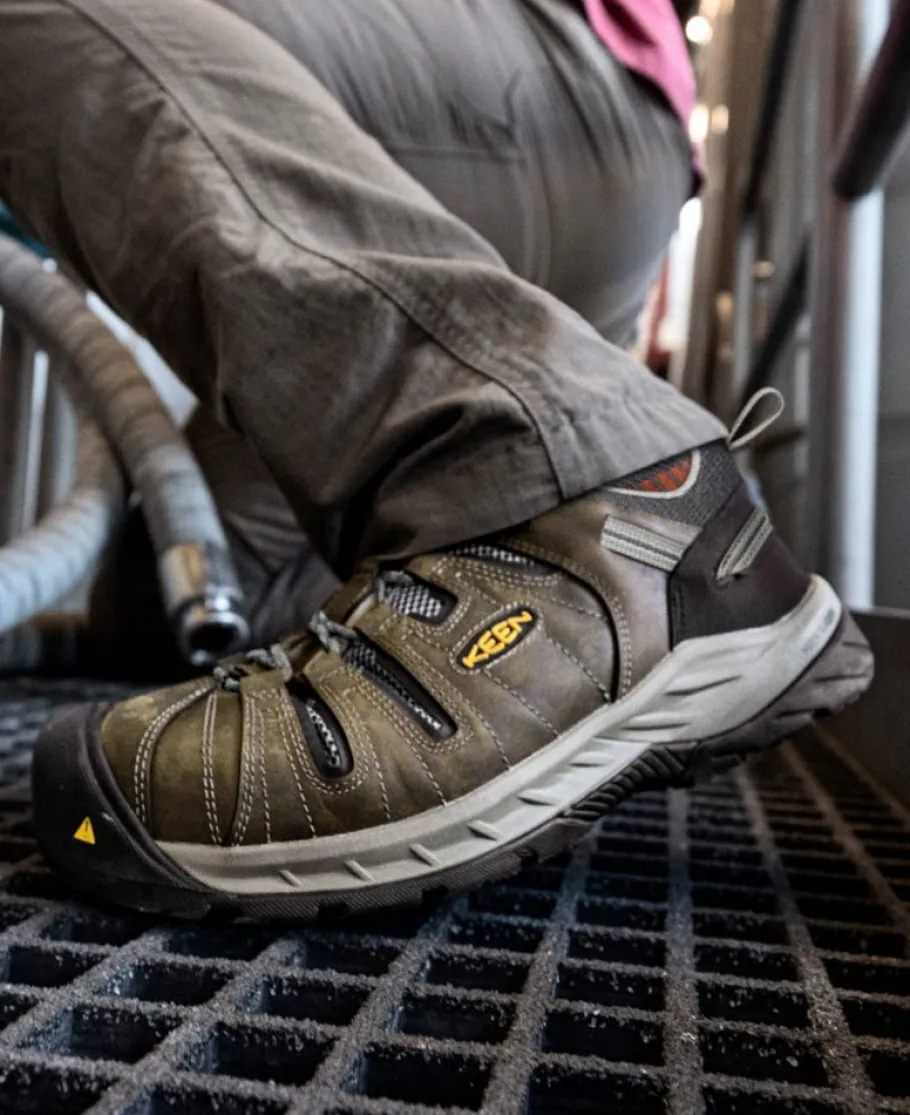 Men KEEN Work Boots & Shoes<Men'S Flint Ii (Steel Toe) | Gargoyle/Paloma
