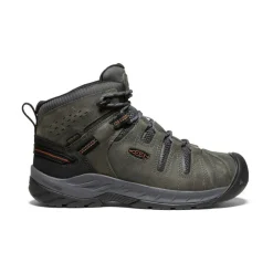 Men KEEN Work Boots & Shoes<Men'S Flint Ii Waterproof Mid (Soft Toe) | Steel Grey/Tortoise Shell