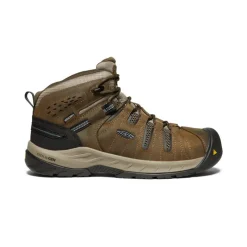 Men KEEN Work Boots & Shoes<Men'S Flint Ii Waterproof Boot (Steel Toe) | Cascade Brown/Orion Blue