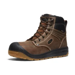 Men KEEN Work Boots & Shoes<Men'S Fort Wayne 6" Waterproof (Soft Toe) | Dark Earth/Gum