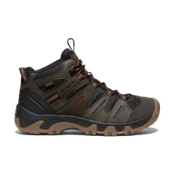 Men KEEN Boots<Men'S Headout Waterproof Hiking Boot | Black Olive/Fossil Orange