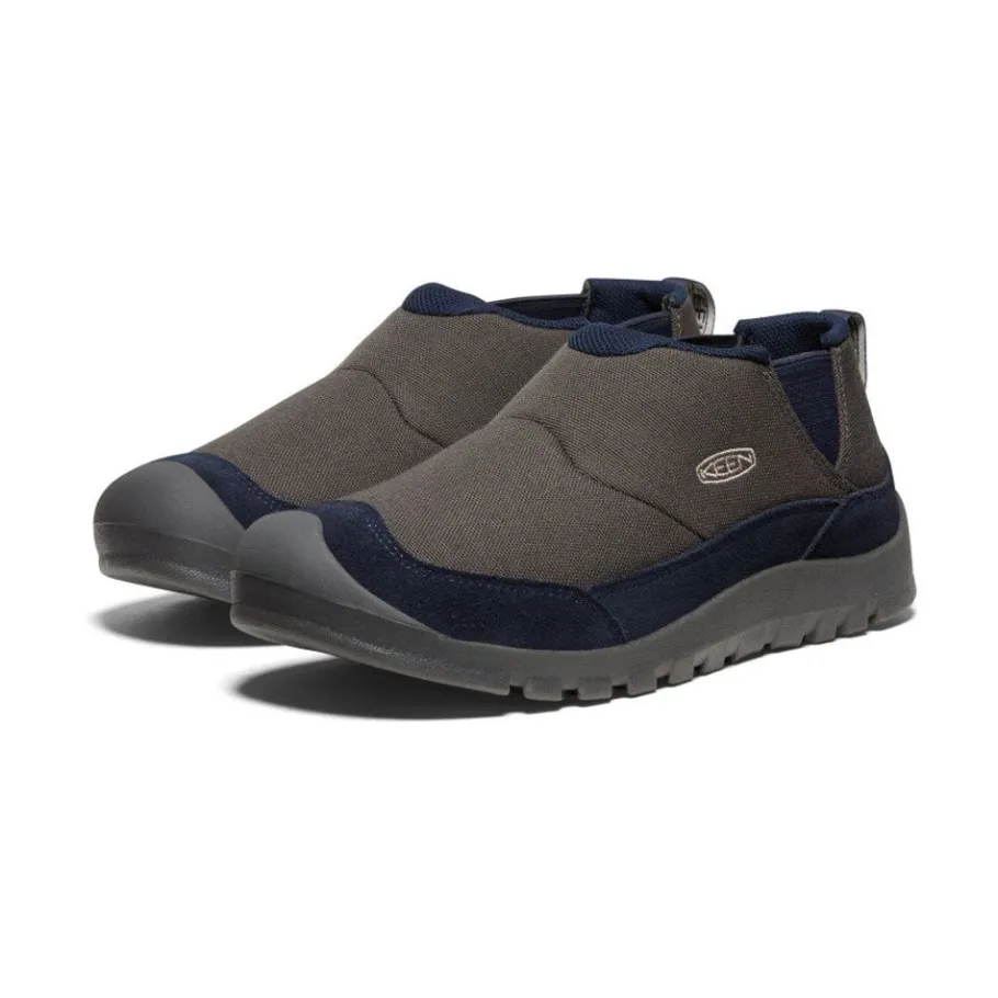 Men KEEN Slip-Ons<Men'S Hoodcamp Slip-On | Black Olive/Sky Captain