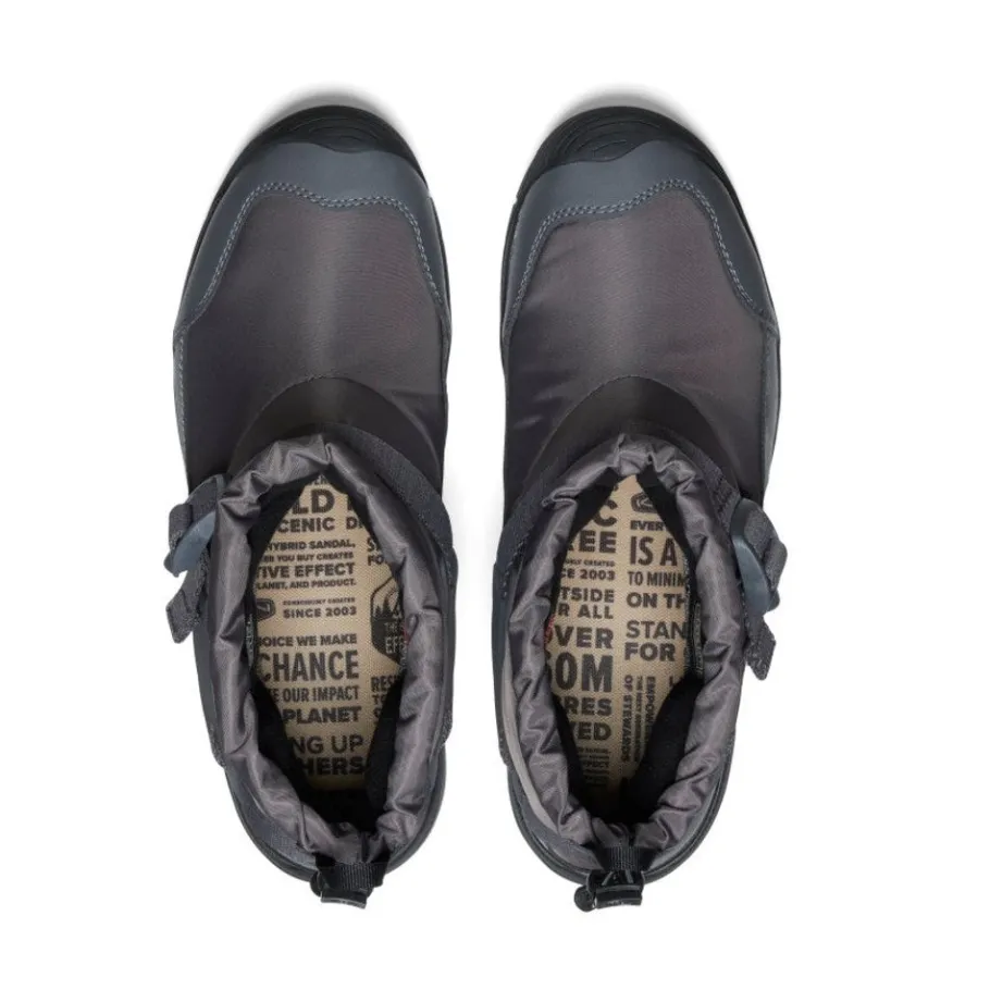 Men KEEN Boots<Men'S Hoodromeo Waterproof Slip-On Boot | Magnet/Black