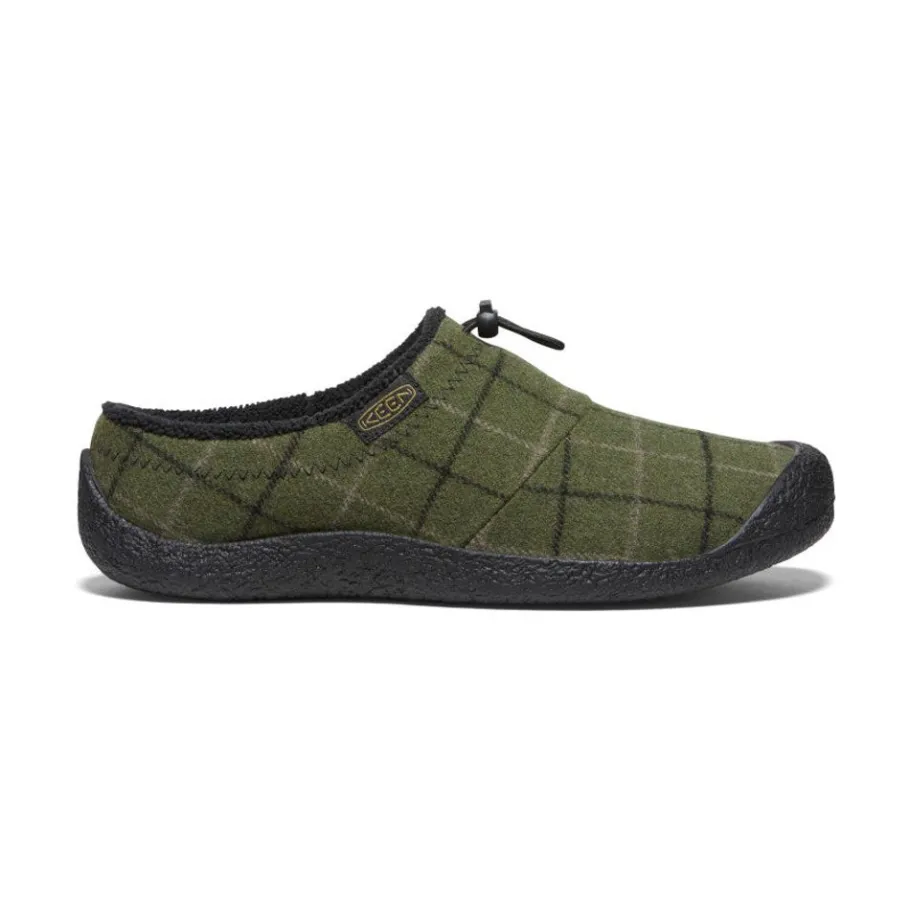 Men KEEN Slip-Ons<Men'S Howser Iii Slide | Dark Olive Plaid