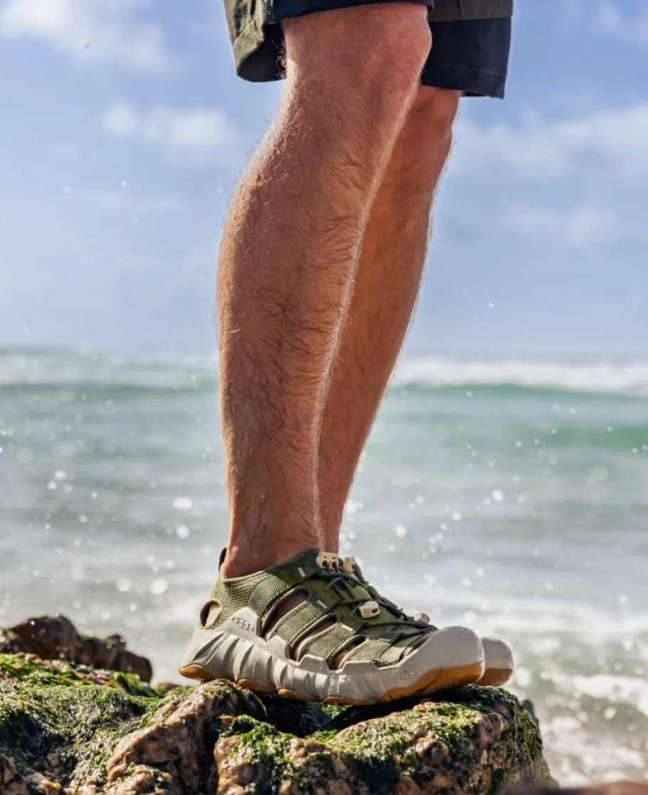 Men KEEN Sandals<Men'S Hyperport H2 Sandal | Yellow/Black