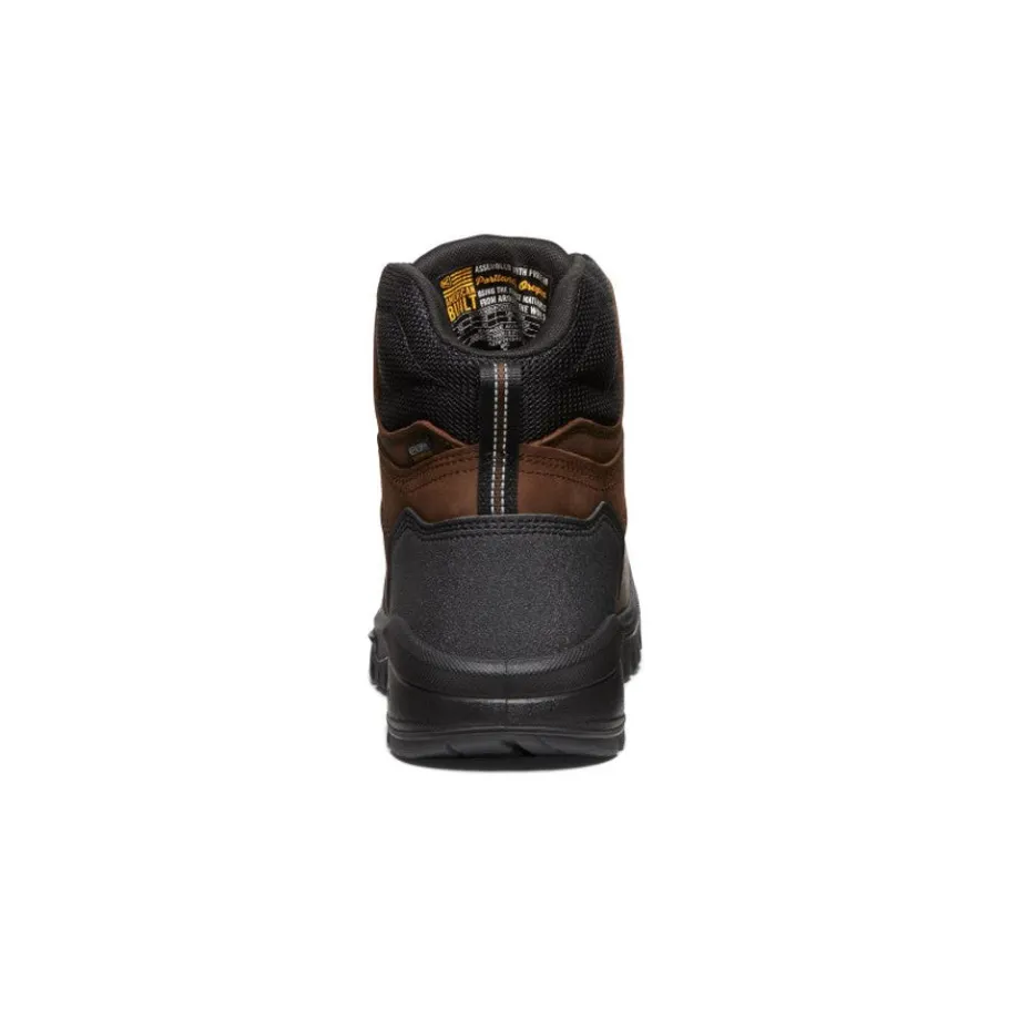 Men KEEN Work Boots & Shoes<Men'S Independence 6" Insulated Waterproof Boot (Carbon Fiber Toe) | Dark Earth/Black