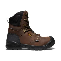 Men KEEN Work Boots & Shoes<Men'S Independence 8" Insulated Waterproof Boot (Carbon Fiber Toe) | Dark Earth/Black