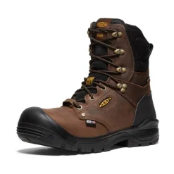 Men KEEN Work Boots & Shoes<Men'S Independence 8" Insulated Waterproof Boot (Carbon Fiber Toe) | Dark Earth/Black