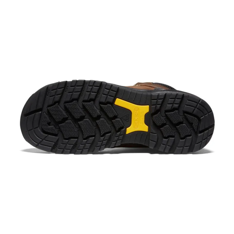 Men KEEN Work Boots & Shoes<Men'S Independence 8" Insulated Waterproof Boot (Carbon Fiber Toe) | Dark Earth/Black