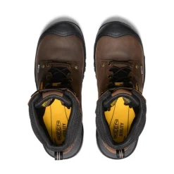Men KEEN Work Boots & Shoes<Men'S Independence 8" Waterproof Boot (Soft Toe) | Dark Earth/Black
