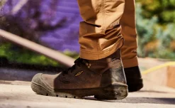 Men KEEN Work Boots & Shoes<Men'S Independence 8" Waterproof Boot (Soft Toe) | Dark Earth/Black