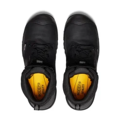 Men KEEN Work Boots & Shoes<Men'S Independence 6" Waterproof Boot (Soft Toe) | Black/Black
