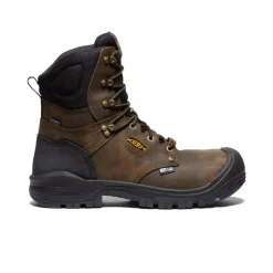 Men KEEN Work Boots & Shoes<Men'S Independence 8" Waterproof Boot (Carbon Fiber Toe) | Dark Earth/Black