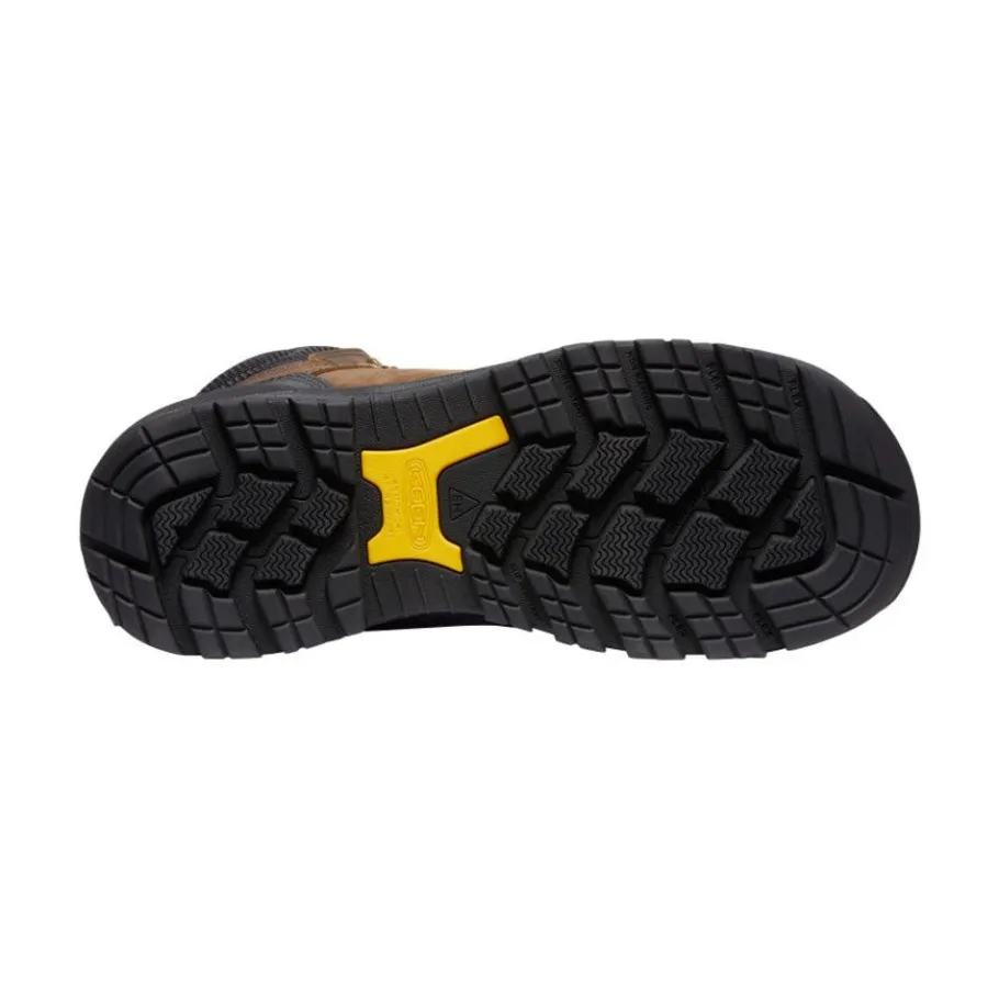 Men KEEN Work Boots & Shoes<Men'S Independence 8" Waterproof Boot (Carbon Fiber Toe) | Dark Earth/Black