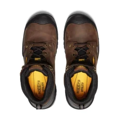 Men KEEN Work Boots & Shoes<Men'S Independence 6" Waterproof Boot (Soft Toe) | Dark Earth/Black