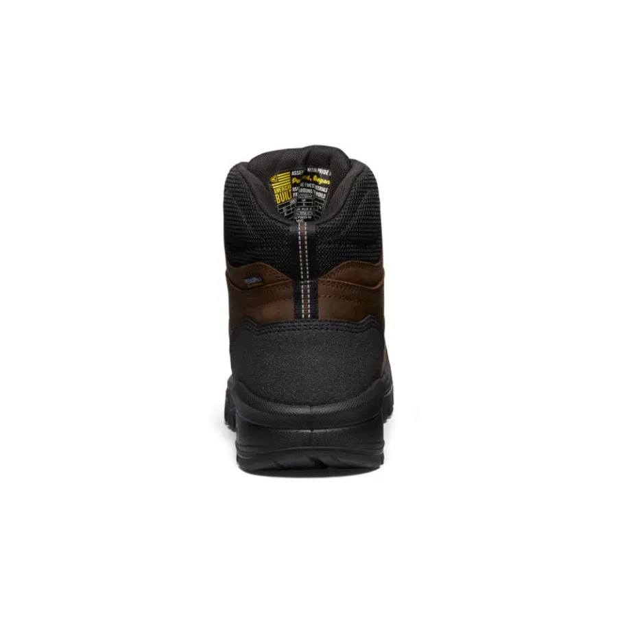 Men KEEN Work Boots & Shoes<Men'S Independence 6" Waterproof Internal Met (Carbon-Fiber Toe) | Dark Earth/Black