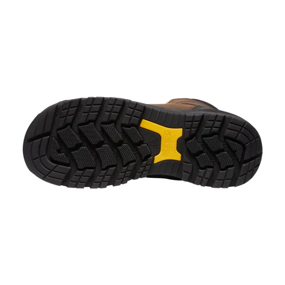 Men KEEN Work Boots & Shoes<Men'S Independence 6" Waterproof Internal Met (Carbon-Fiber Toe) | Dark Earth/Black