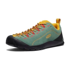 Men KEEN Shoes<Men'S Jasper Suede Sneakers | Dark Forest/Golden Yellow