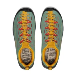 Men KEEN Shoes<Men'S Jasper Suede Sneakers | Dark Forest/Golden Yellow