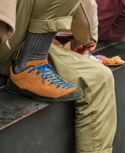 Men KEEN Shoes<Men'S Jasper Suede Sneakers | Cathay Spice/Orion Blue