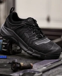 Men KEEN Work Boots & Shoes<Men'S Kansas City (Carbon-Fiber Toe) | Black/Gun Metal