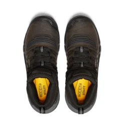 Men KEEN Work Boots & Shoes<Men'S Kansas City+ Kbf Waterproof Mid (Soft Toe) | Coffee Bean/Black