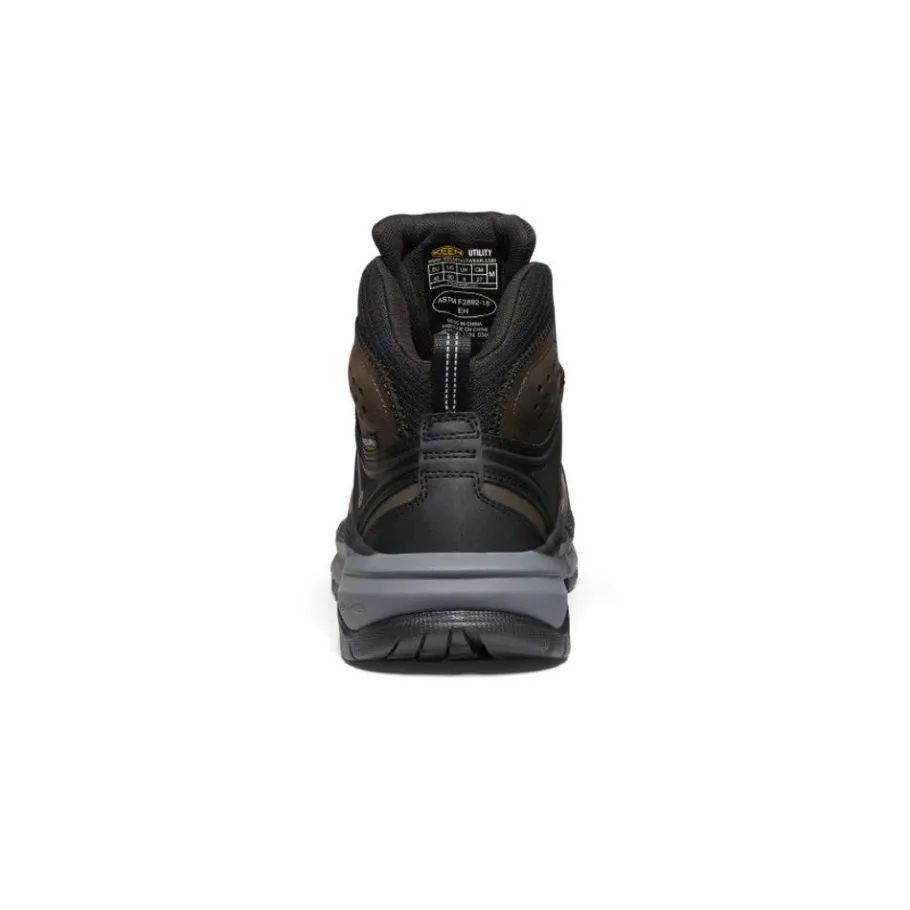 Men KEEN Work Boots & Shoes<Men'S Kansas City+ Kbf Waterproof Mid (Soft Toe) | Coffee Bean/Black