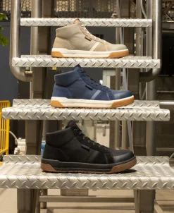 Men KEEN Work Boots & Shoes<Men'S Kenton Mid Work Shoe (Carbon-Fiber Toe) | Naval Academy/Gum
