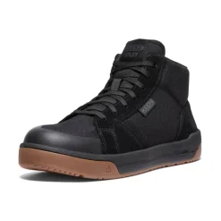 Men KEEN Work Boots & Shoes<Men'S Kenton Mid Work Shoe (Carbon-Fiber Toe) | Black/Gum