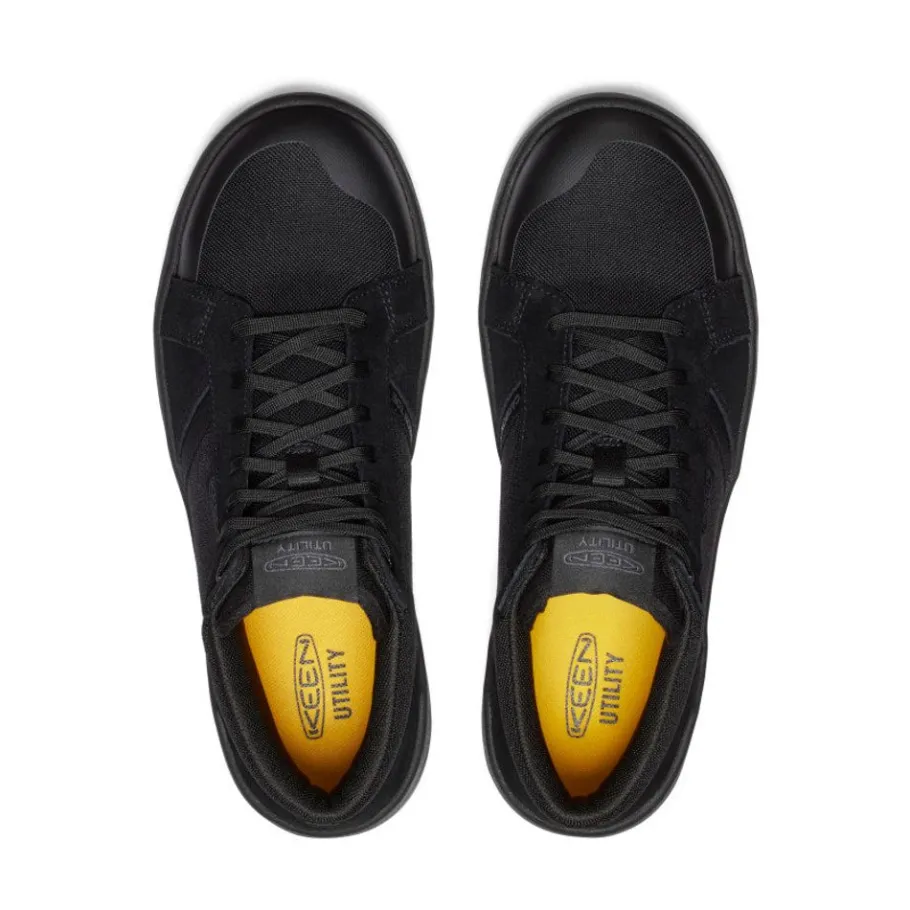 Men KEEN Work Boots & Shoes<Men'S Kenton Mid Work Shoe (Carbon-Fiber Toe) | Black/Gum