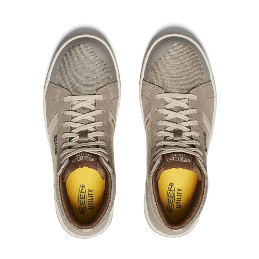 Men KEEN Work Boots & Shoes<Men'S Kenton Mid Work Shoe (Carbon-Fiber Toe) | Brindle/Gum