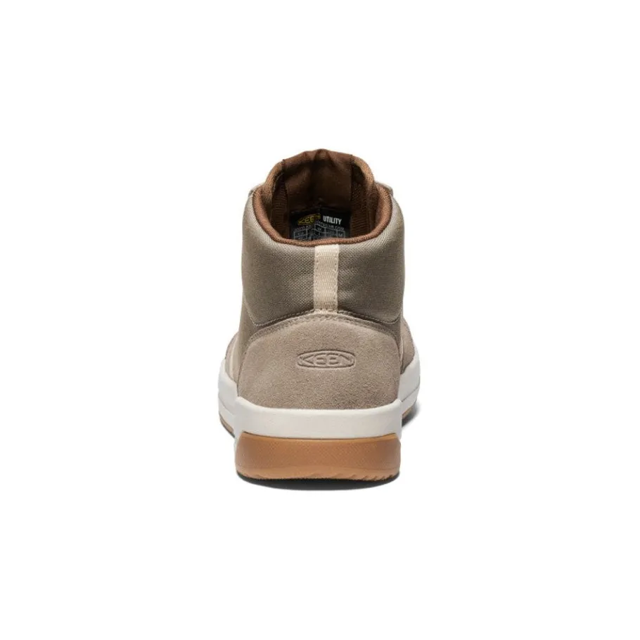 Men KEEN Work Boots & Shoes<Men'S Kenton Mid Work Shoe (Carbon-Fiber Toe) | Brindle/Gum