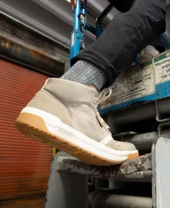 Men KEEN Work Boots & Shoes<Men'S Kenton Mid Work Shoe (Carbon-Fiber Toe) | Brindle/Gum