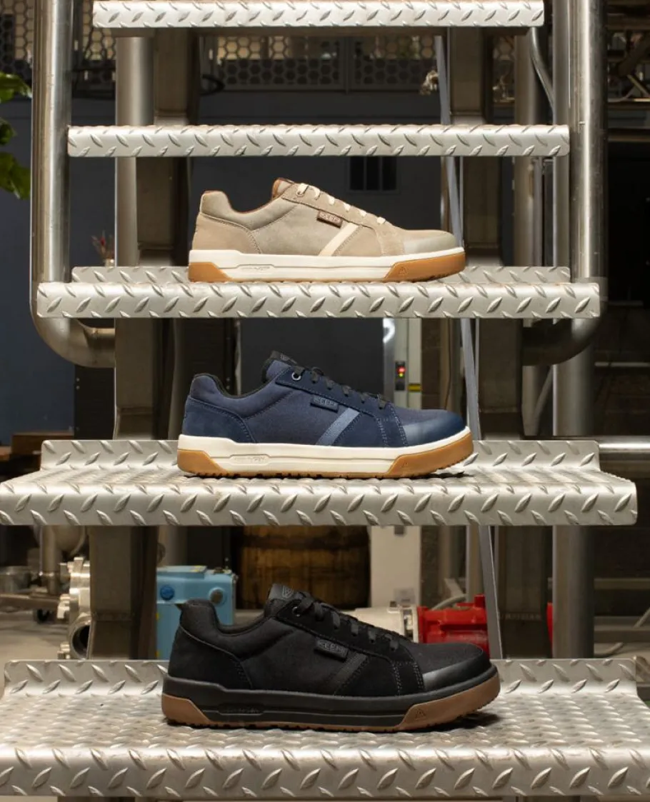 Men KEEN Work Boots & Shoes<Men'S Kenton Work Shoe (Carbon-Fiber Toe) | Naval Academy/Gum