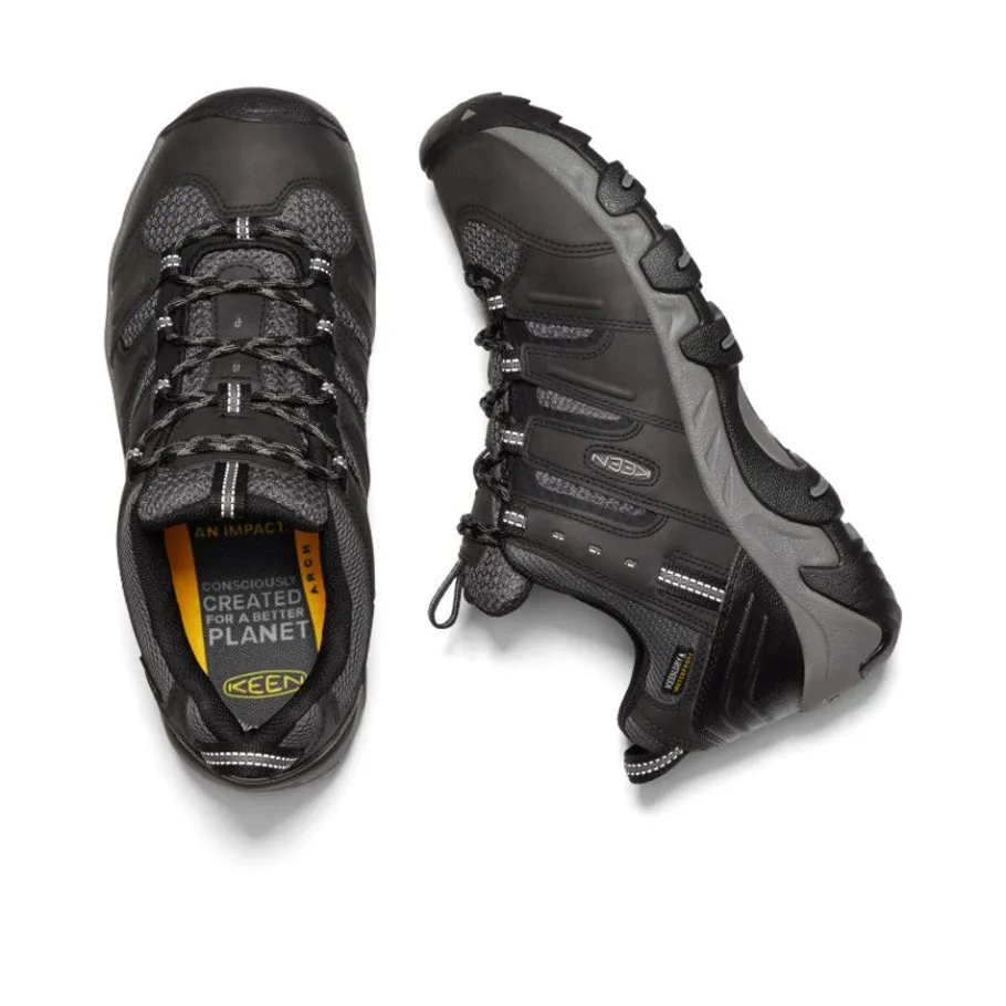 Men KEEN Shoes<Men'S Koven Waterproof Hiking Shoe | Black/Drizzle
