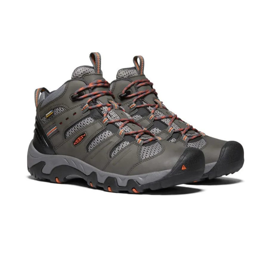 Men KEEN Boots<Men'S Koven Waterproof Hiking Boot | Magnet/Fired Brick