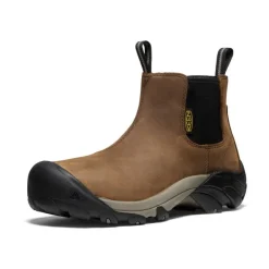 Men KEEN Work Boots & Shoes<Men'S Lansing Chelsea (Steel Toe) | Dark Earth/Black