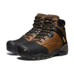 Men KEEN Work Boots & Shoes<Men'S Louisville 6" Met Waterproof Boot (Steel Toe) | Slate Black