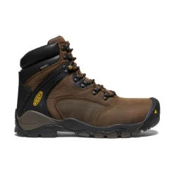 Men KEEN Work Boots & Shoes<Men'S Louisville 6" Waterproof Boot (Steel Toe) | Cascade Brown