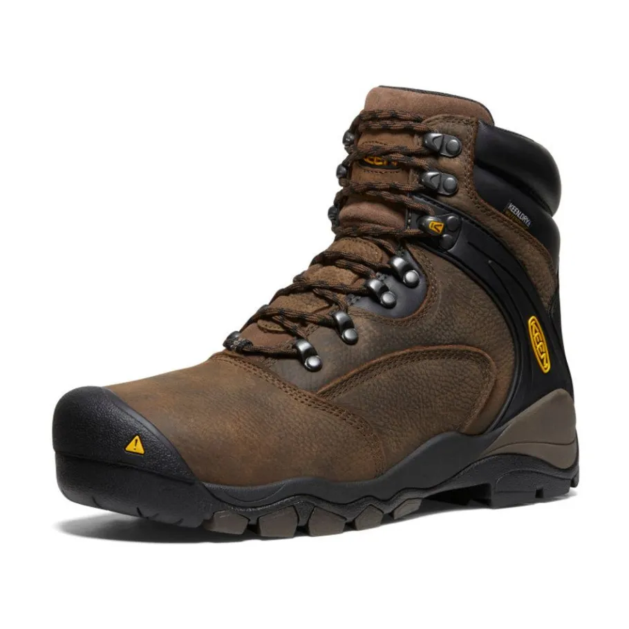 Men KEEN Work Boots & Shoes<Men'S Louisville 6" Waterproof Boot (Steel Toe) | Cascade Brown