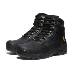 Men KEEN Work Boots & Shoes<Men'S Louisville 6" Waterproof Boot (Steel Toe) | Black