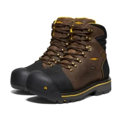 Men KEEN Work Boots & Shoes<Men'S Milwaukee Waterproof (Steel Toe) | Dark Earth