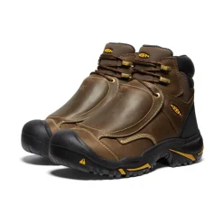 Men KEEN Work Boots & Shoes<Men'S Mt Vernon 6" Met Waterproof Boot (Steel Toe) | Cascade Brown