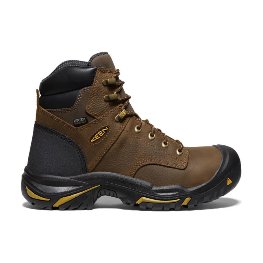 Men KEEN Work Boots & Shoes<Men'S Mt Vernon 6" Waterproof Boot (Soft Toe) | Cascade Brown
