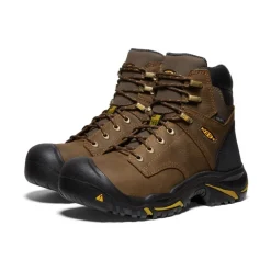 Men KEEN Work Boots & Shoes<Men'S Mt Vernon 6" Waterproof Boot (Soft Toe) | Cascade Brown