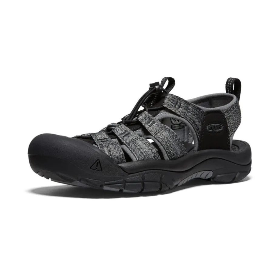Men KEEN Sandals<Men'S Newport H2 | Black/Steel Grey