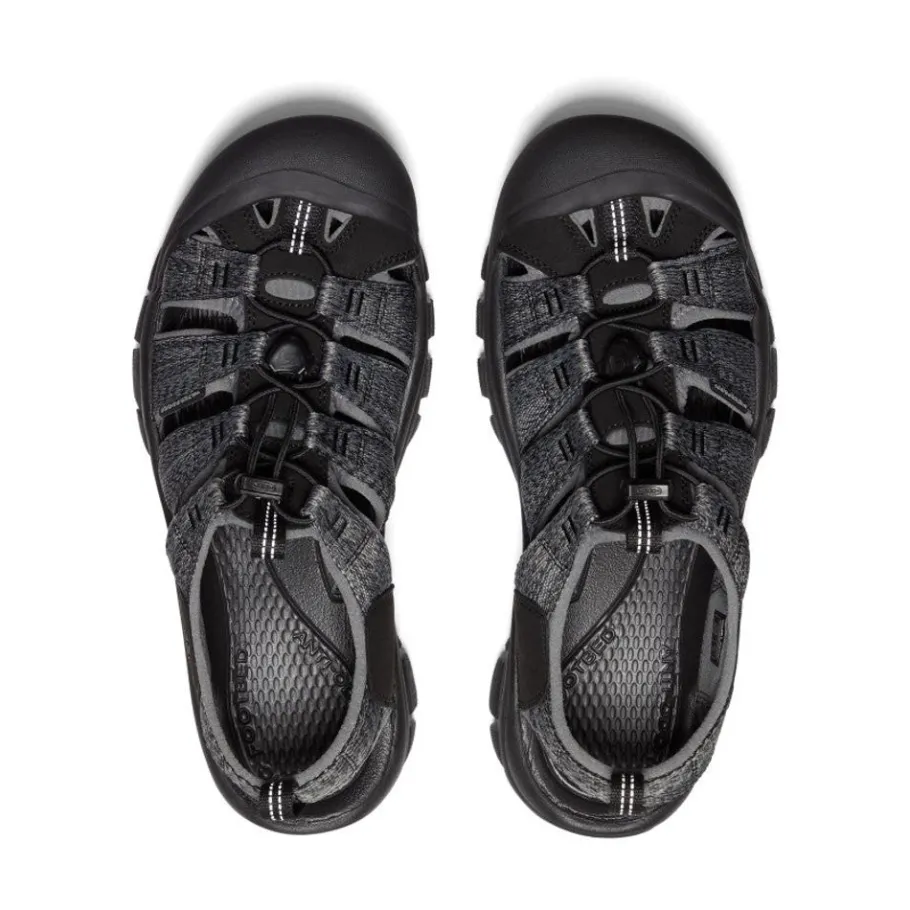 Men KEEN Sandals<Men'S Newport H2 | Black/Steel Grey