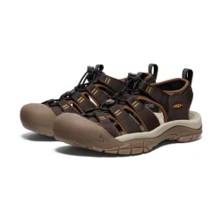 Men KEEN Sandals<Men'S Newport H2 | Java/Golden Yellow